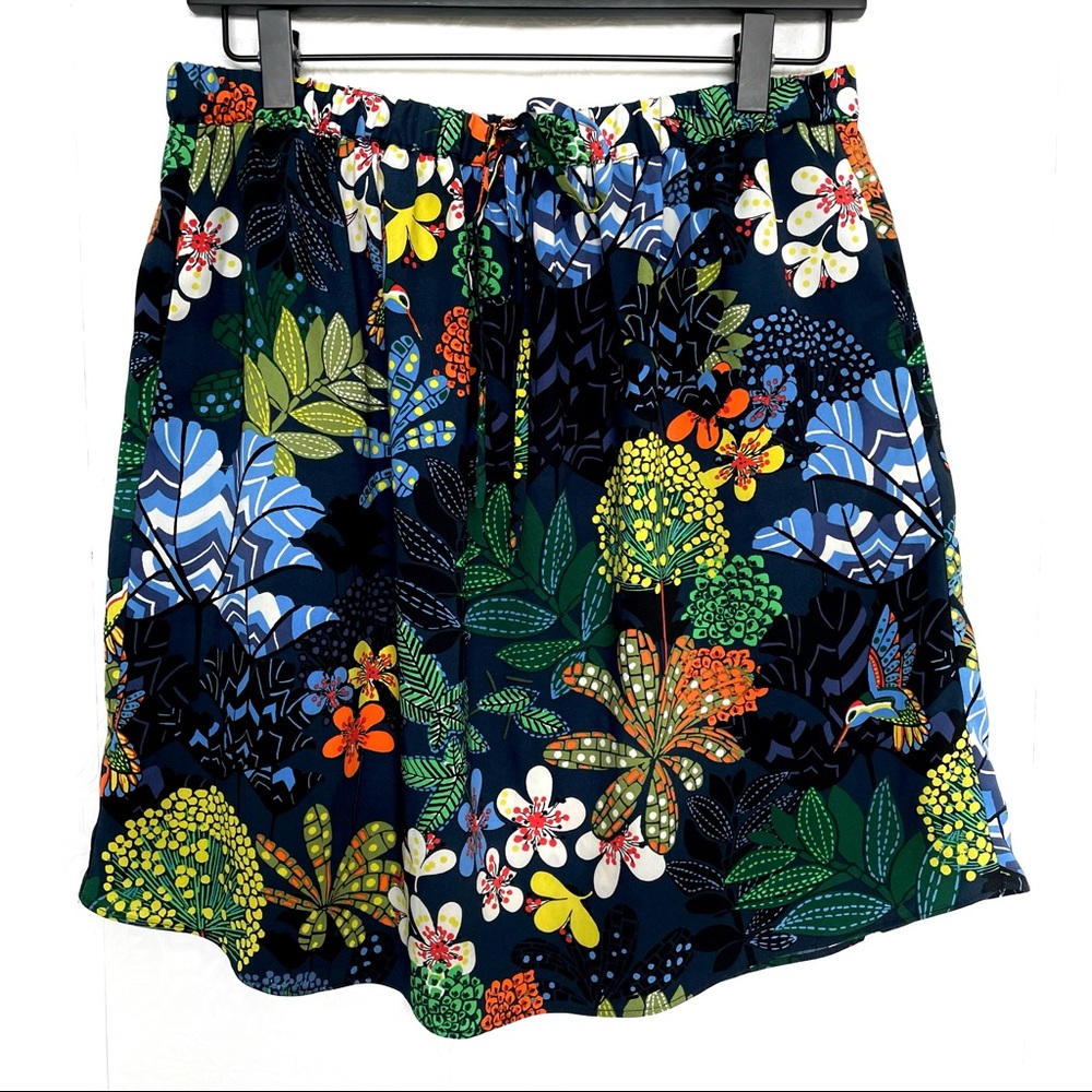 LOFT Floral Patterned Skirt Size Small